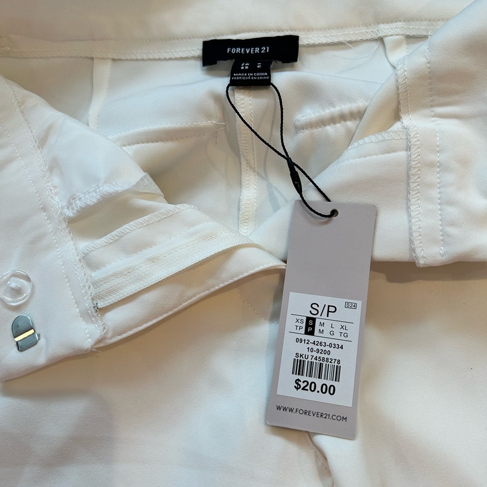 Cream Cargo Pants - Forever 21 - Picture 2 of 3